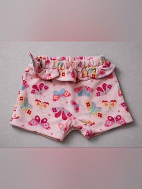 Garanimals Pink Butterfly Print Ruffle Waist Shorts